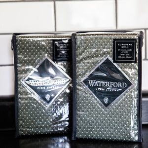 WATERFORD EUROPEAN SHAMS - NWT